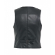 Gilet in ecopelle nero