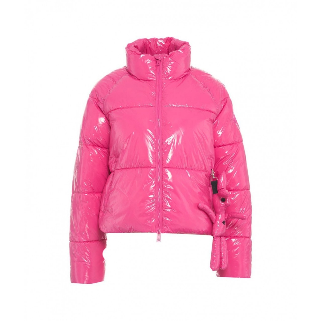 Piumino eco lucido pink