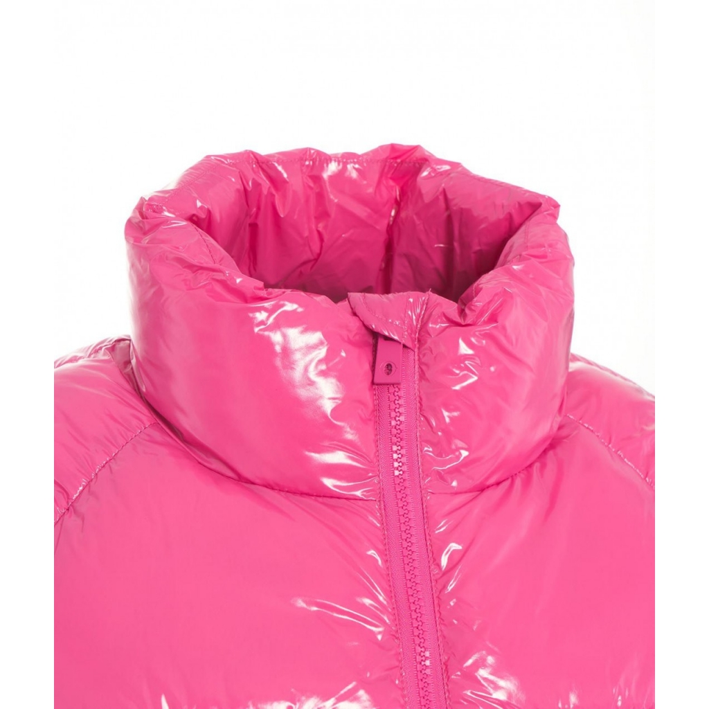 Piumino eco lucido pink