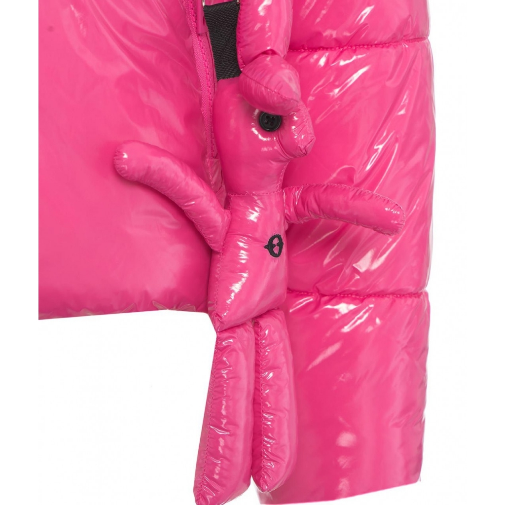 Piumino eco lucido pink