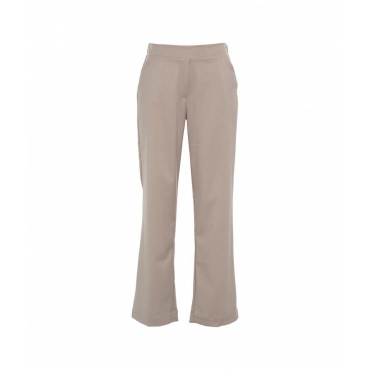 Pantaloni ampi beige