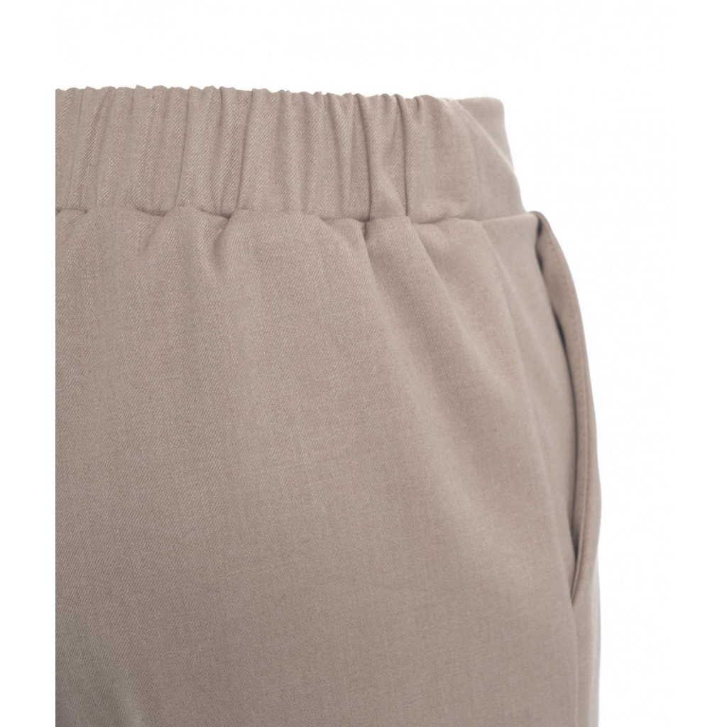 Pantaloni ampi beige