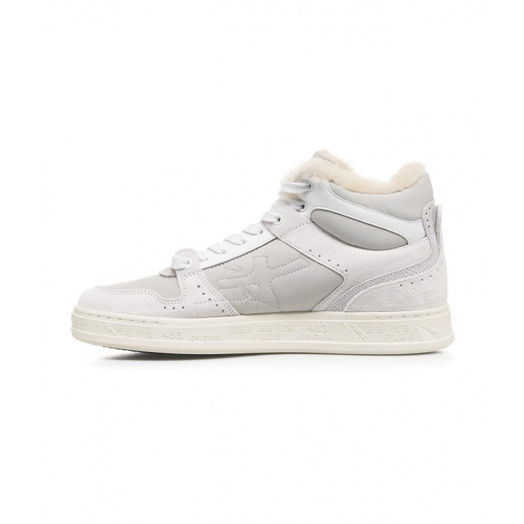 Sneakers Mid Quinn grigio chiaro