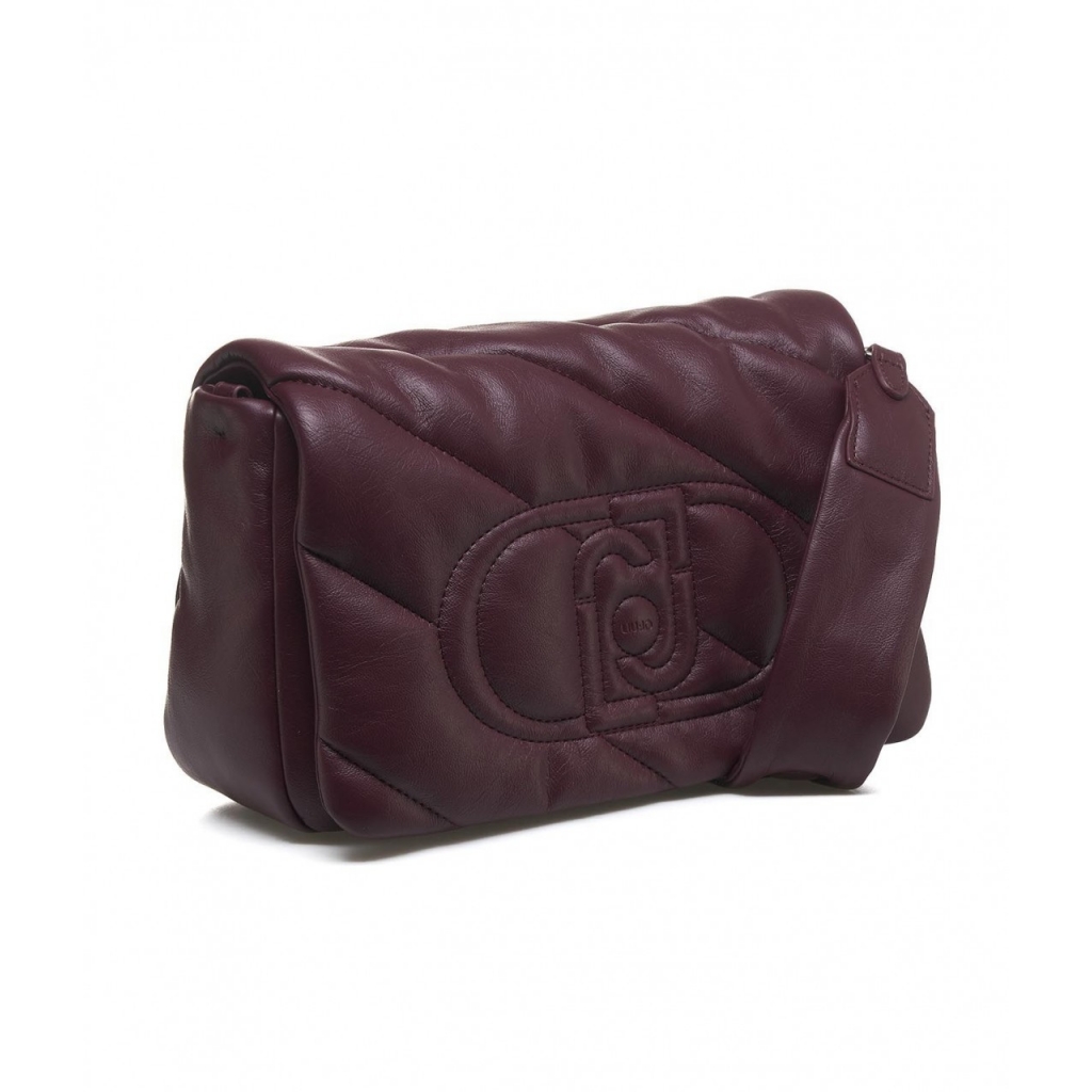 Borsa a tracolla matelass lucida bordeaux