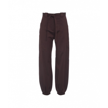 Pantalone pump Caproni bordeaux