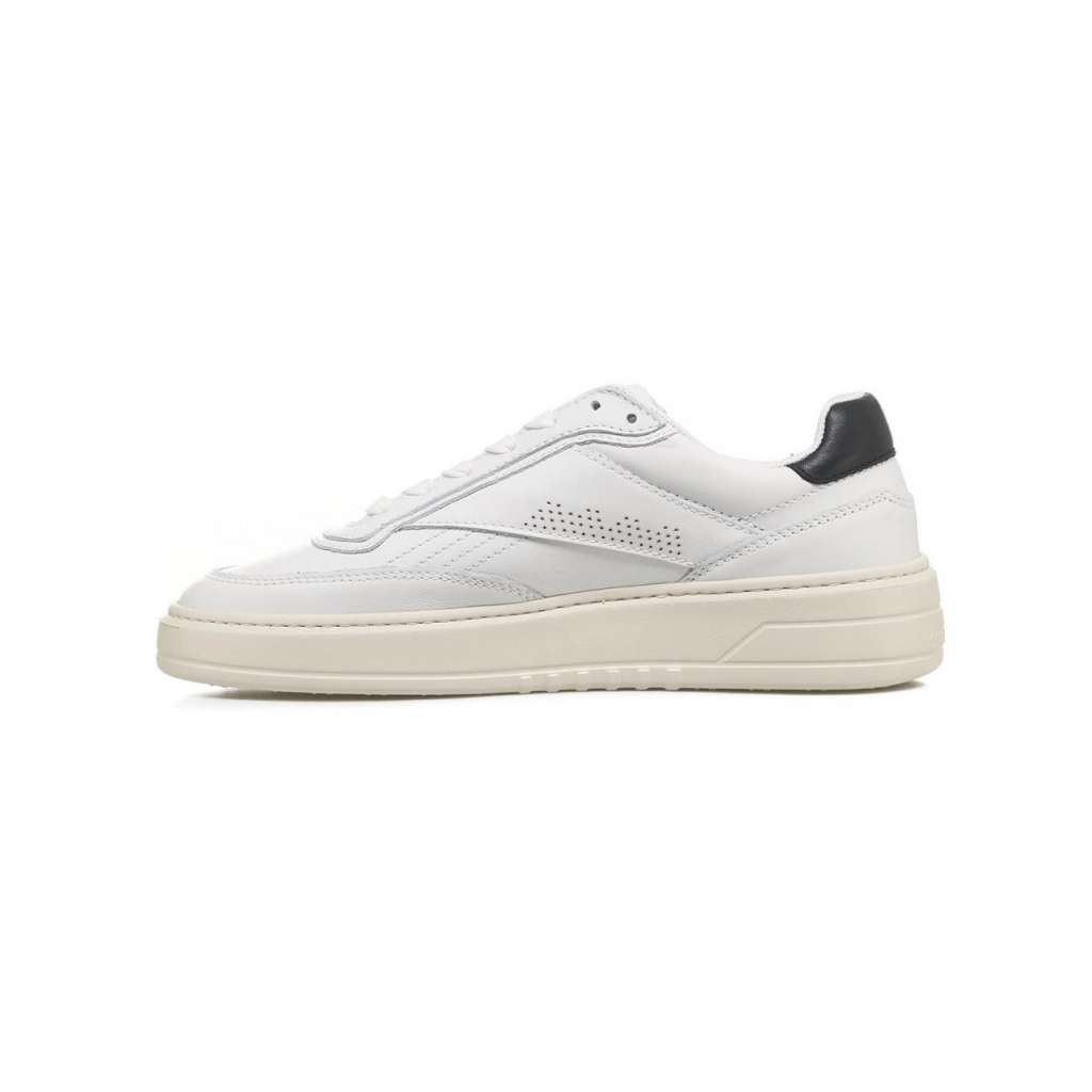 Sneakers in pelle liscia bianco