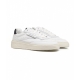 Sneakers in pelle liscia bianco