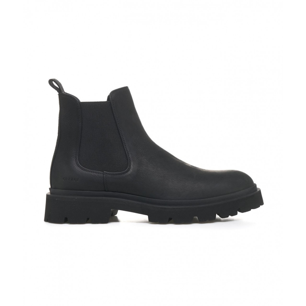 Chelsea Boots in pelle nubuck nero