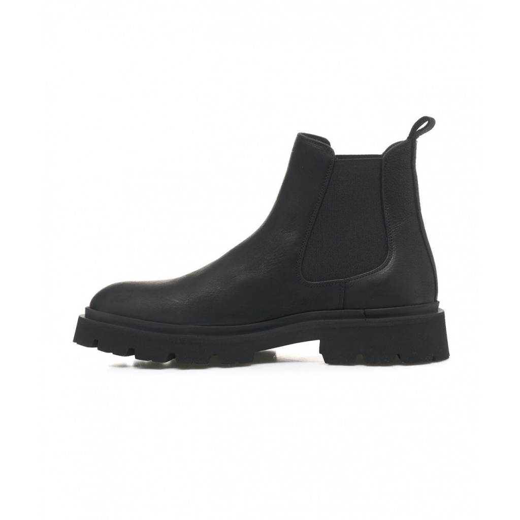 Chelsea Boots in pelle nubuck nero