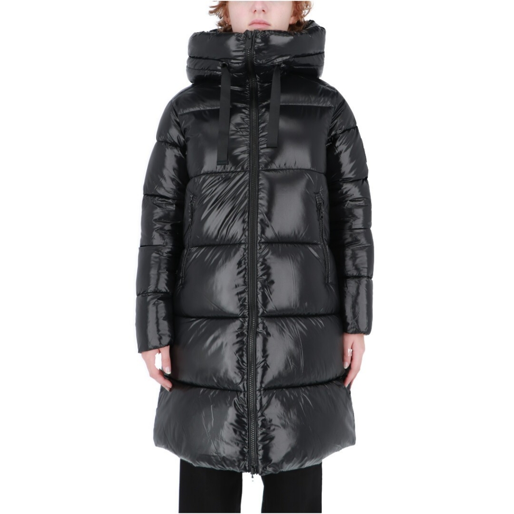 Giacca Save The Duck Donna Isabel Cappotto Cappuccio BLACK