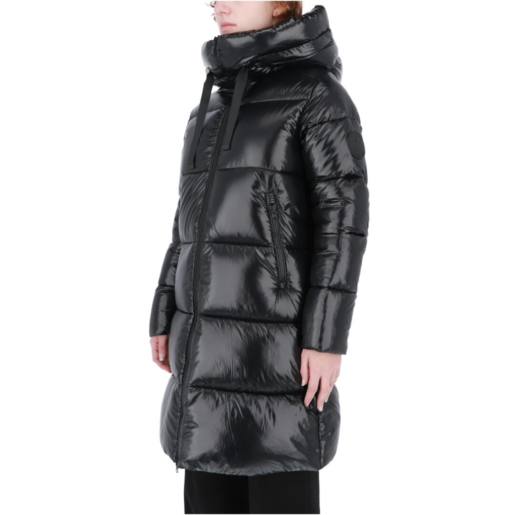 Giacca Save The Duck Donna Isabel Cappotto Cappuccio BLACK