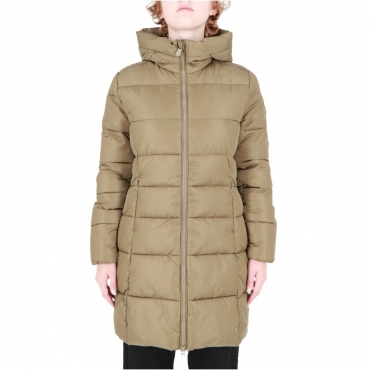 Giacca Save The Duck Donna Taylor Cappotto Cappuccio HUSK GREEN