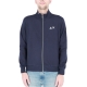 Felpa Sun 68 Uomo Full Zip Cotton 07 NAVY BLUE