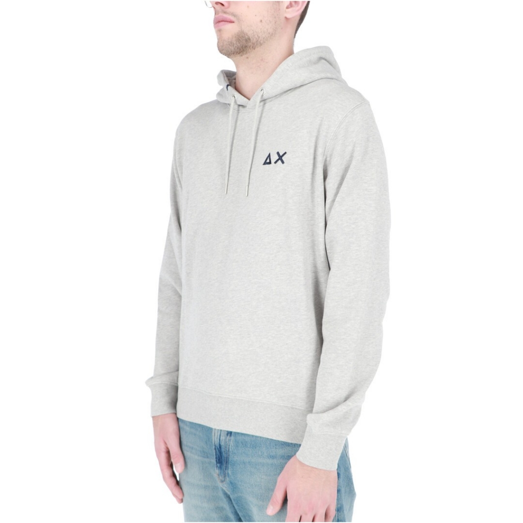 Felpa Sun 68 Uomo Full Zip Cotton 34 GRIGIO MEDIO