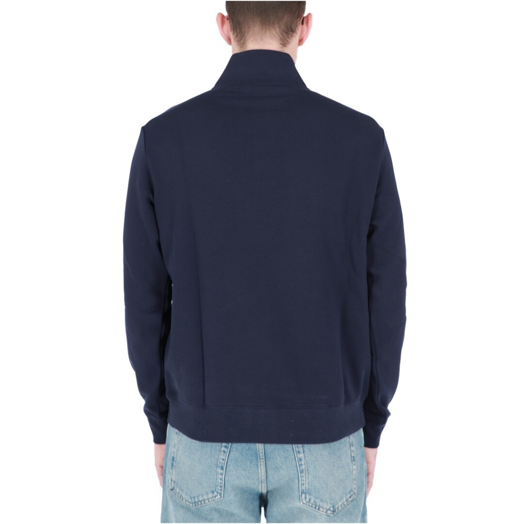 Felpa Sun 68 Uomo Half Zip Cotton 07 NAVY BLUE