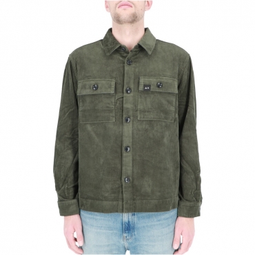 Camicia Sun 68 Uomo Overshirt Corduroy 37 VERDE SCURO