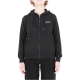 Felpa Sun 68 Donna Hood Zip Cotton 11 NERO