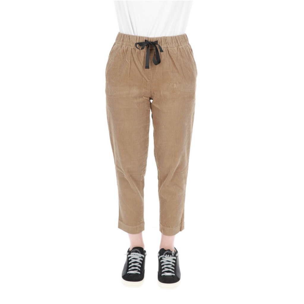 Pantalone Sun 68 Donna Pant Coulisse Courduroy 16 BEIGE