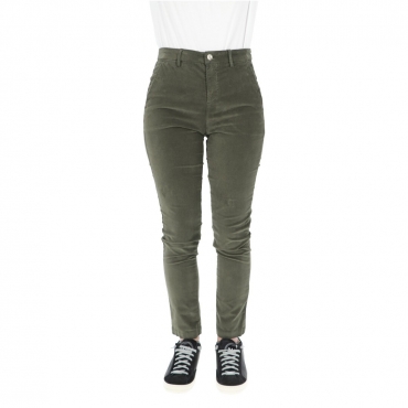 Pantalone Liu Jo Jeans Donna New Chino Reg OLIVE NIGHT