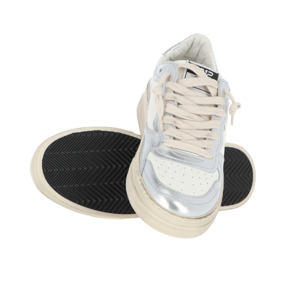 Scarpe 4B12 Donna Hyper D 833 BIANCO AREGENTO