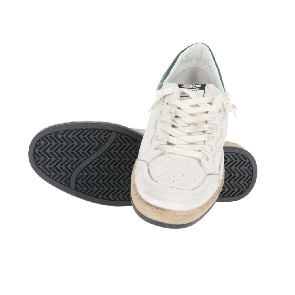 Scarpe 4B12 Uomo Play New U94 BCO VERDE