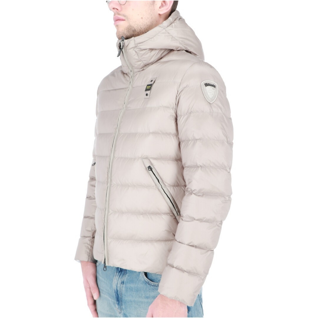 Giacca Blauer Usa Uomo Cappuccio Acton 915LU GRIGIO