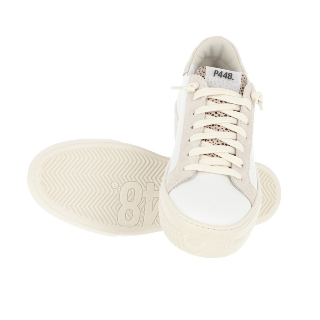 Scarpe P448 Donna John Made In Italy Whi Beolat