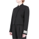 Giacca ScotchSoda Donna Cropped Tailored Gabardine BLACK