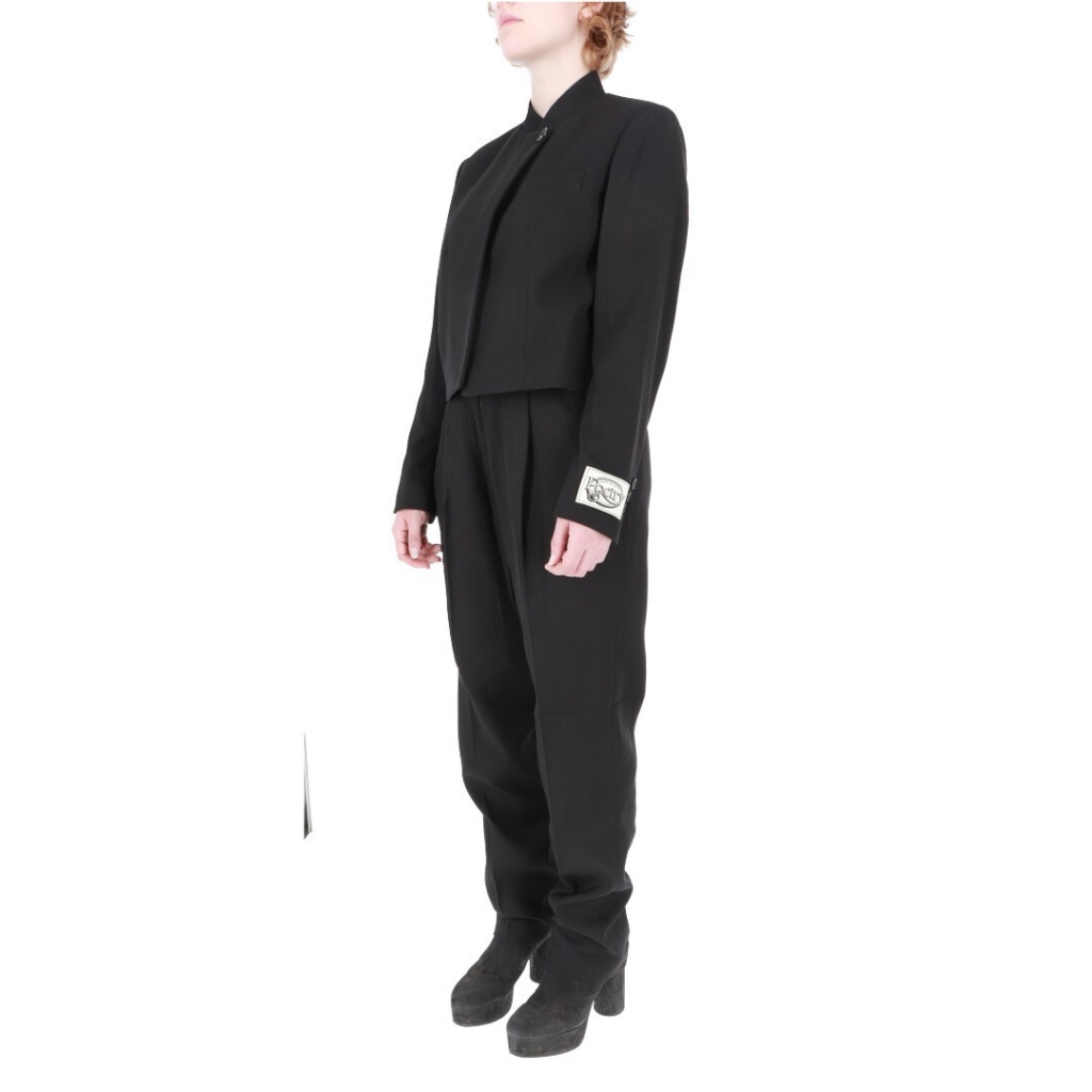 Giacca ScotchSoda Donna Cropped Tailored Gabardine BLACK