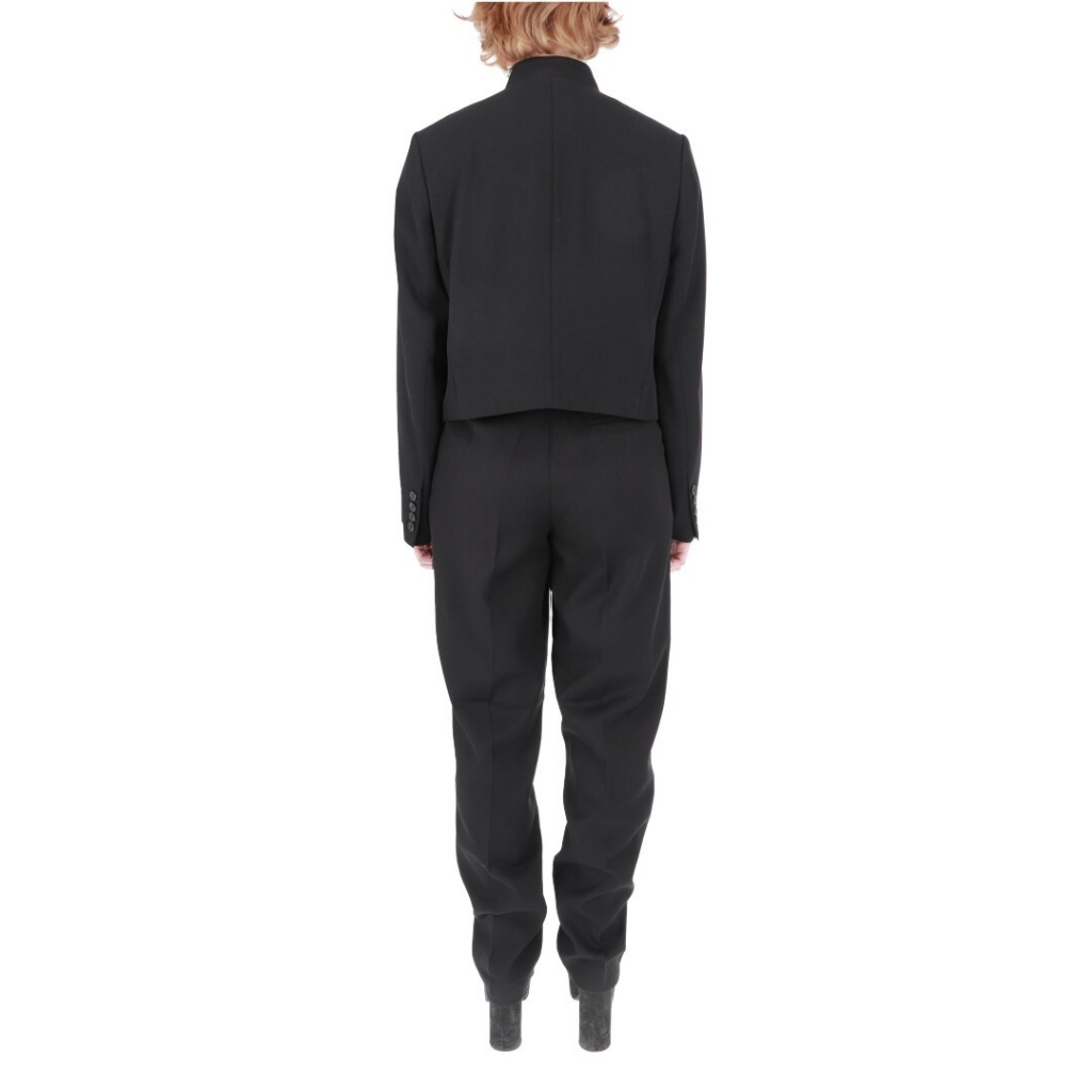 Giacca ScotchSoda Donna Cropped Tailored Gabardine BLACK