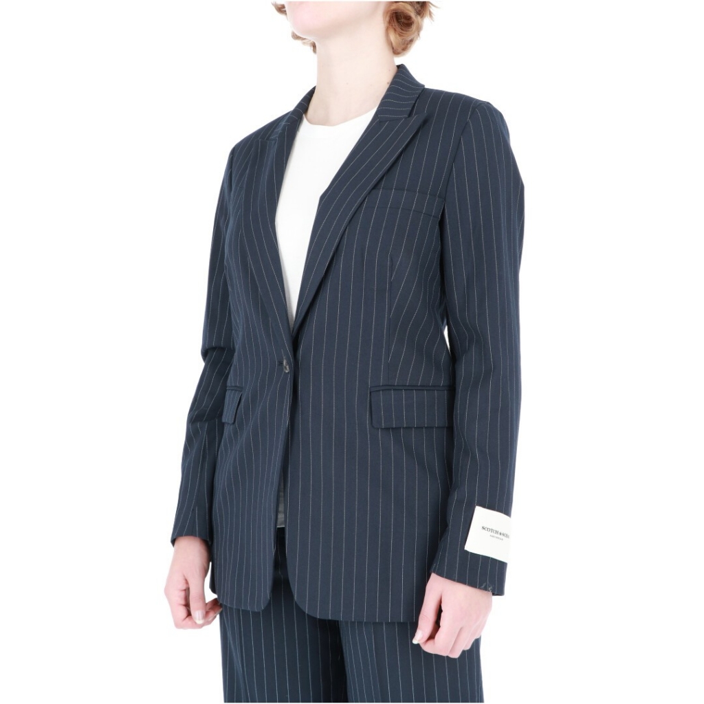 Giacca ScotchSoda Donna Core Sb Fitted Blazer NAVY