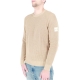 Maglia Calvin Klein Jeans Uomo Badge Easy Sweater PF2 TRAVERTINE