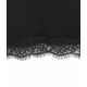 Top con pizzo nero