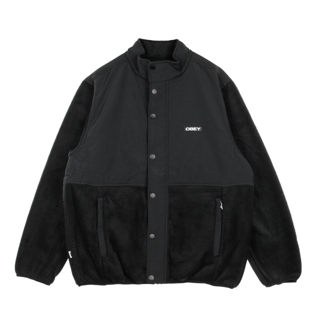 giubbotto pile uomo commando jacket BLACK