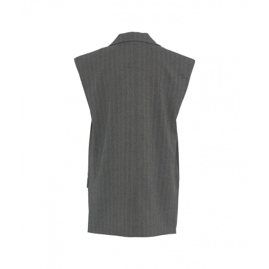 Gilet oversize Hollanda grigio