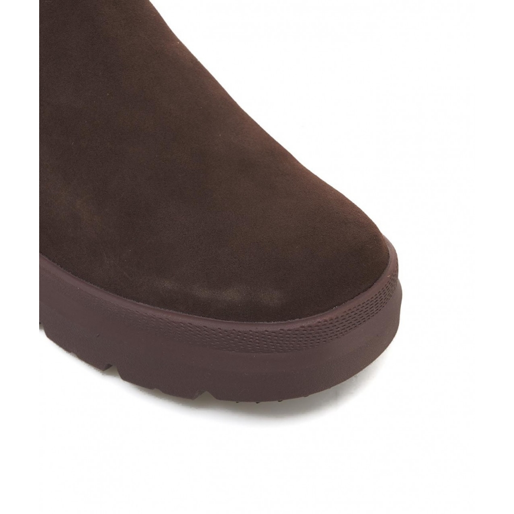 Chelsea Boot aus Wildleder Burleigh Braun