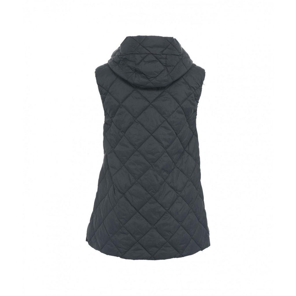 Gilet leggero in eco piuma nero