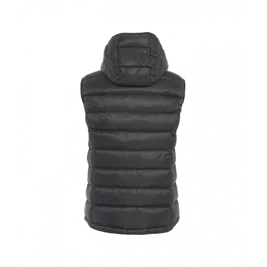 Gilet in piuma trapuntato nero