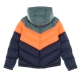 piumino ragazzo sportswear synthetic fill jacket OZONE BLUE/HYPER CRIMSON/MIDNIGHT NAVY