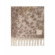 Stola animalier marrone chiaro