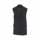 Gilet oversize nero