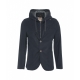 Giacca blazer con cappuccio Lewis blu scuro