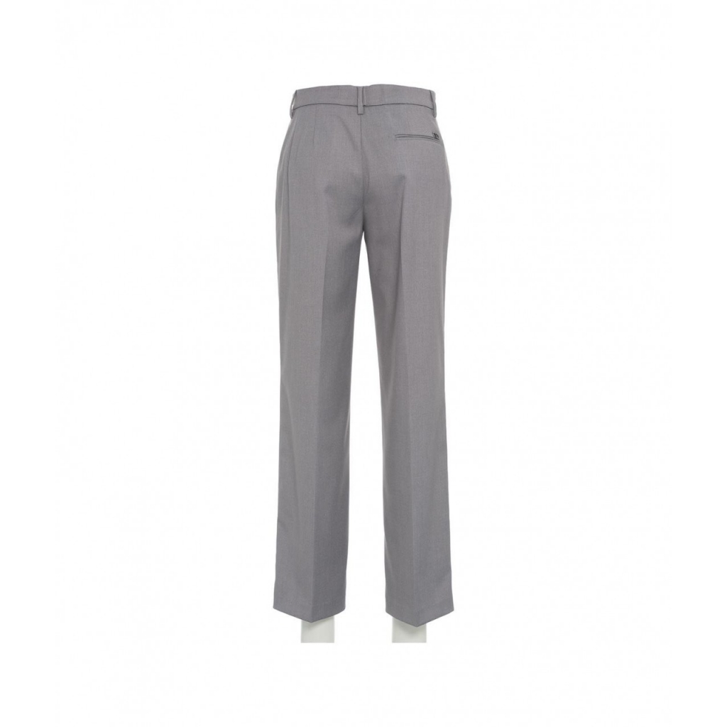 Pantaloni chino in twill grigio chiaro