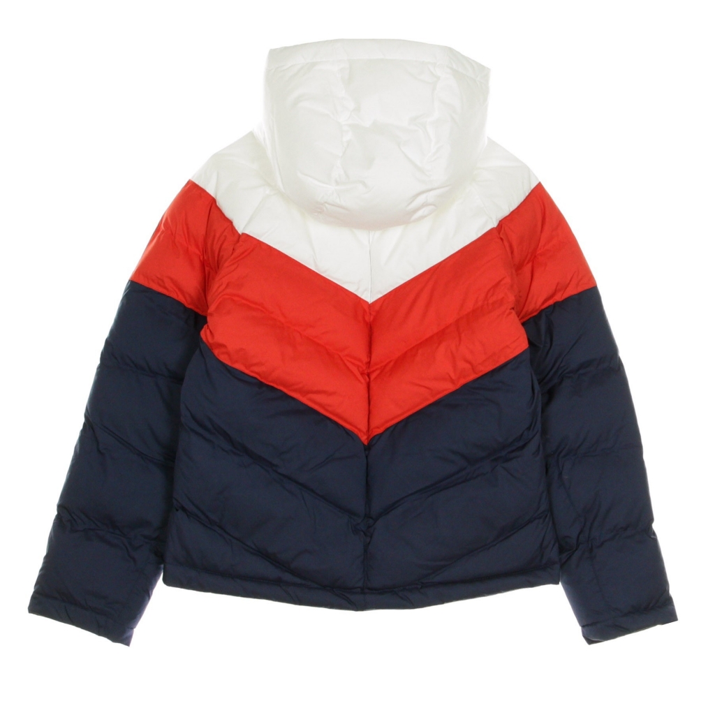 piumino ragazzo sportswear synthetic fill jacket WHITE/UNIVERSITY RED/MIDNIGHT NAVY/BLACK