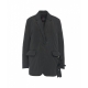 Blazer imbottito nero