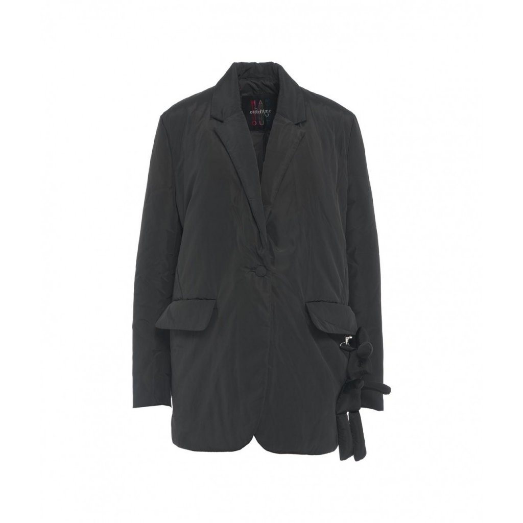 Blazer imbottito nero