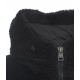 Cappotto midi teddy nero