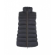 Gilet trapuntato in piuma eco Iris nero