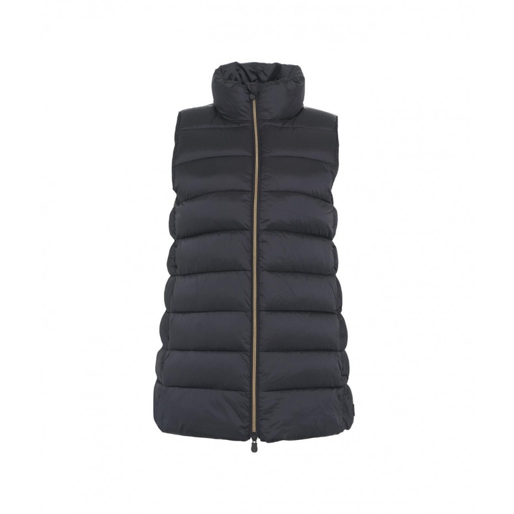 Gilet trapuntato in piuma eco Iris nero