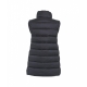 Gilet trapuntato in piuma eco Iris nero